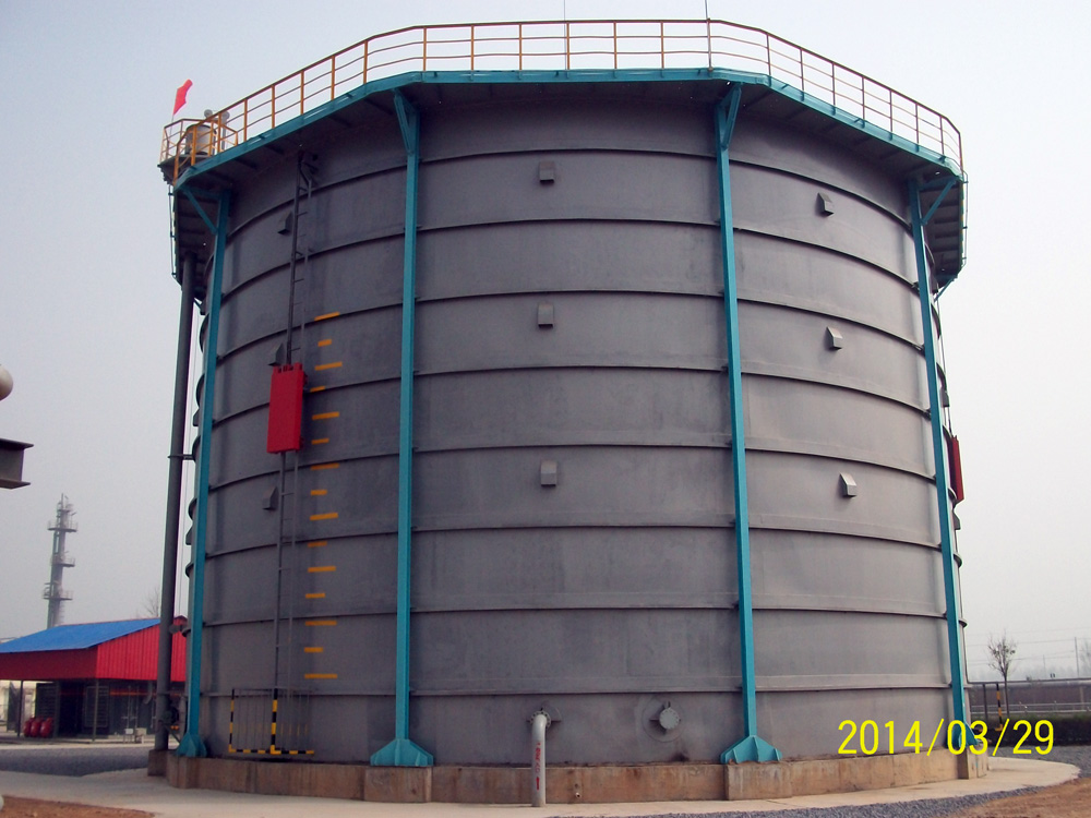 中原油田天然氣處理廠2000m3氣柜